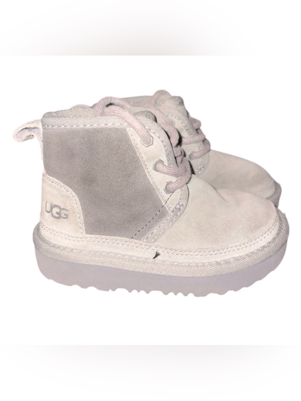 UGG Infant Gray Sherpa Boots
